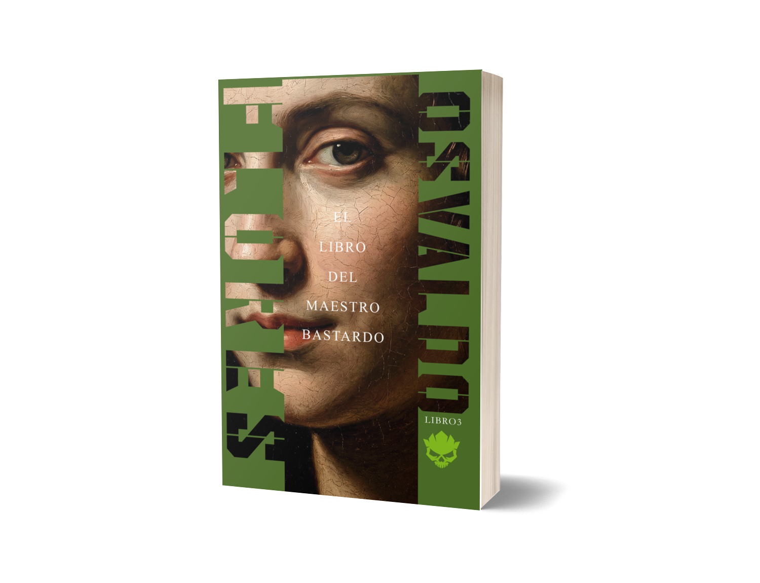 Mockup de El Libro del Maestro Bastardo, Libro 3 de la Trilogía de la Guerra
